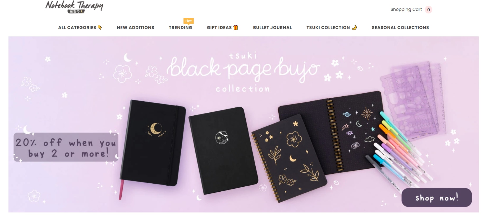 Shopify Dropshipping Stores - Notebook Therapy
